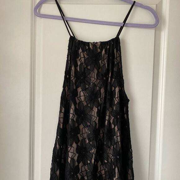 Be | Black & Cream Lace Halter Blouse | Size: S | NWOT - Picture 5 of 12